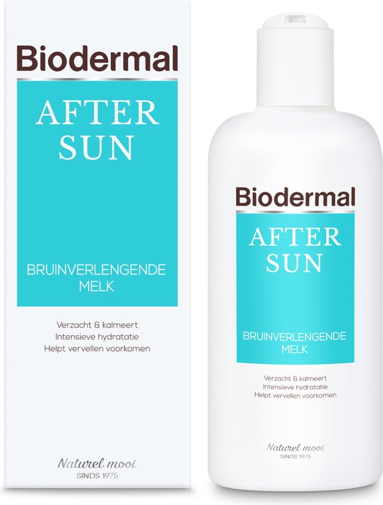 Biodermal Aftersun Bruinverlengende melk - aftersun met kalmerende panthenol (provitamine B5) - 200ml
