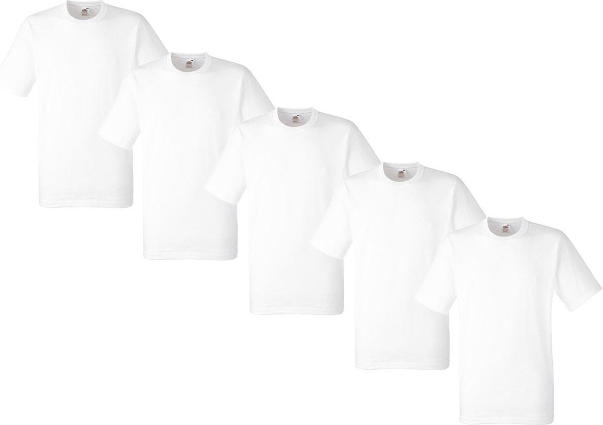 Fruit of the Loom Original Heren T-Shirt 5-Pack