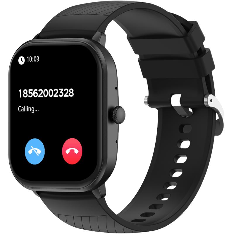 Denver smartwatch van Action met een inkomende oproep op het scherm